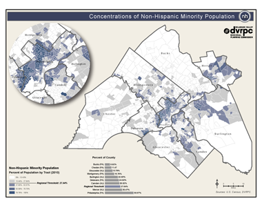 Non-Hispanic Minority Population Concentrations