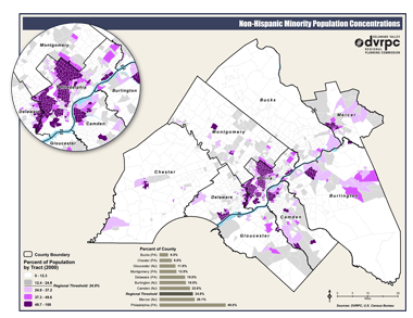 Non-Hispanic Minority Population Concentrations