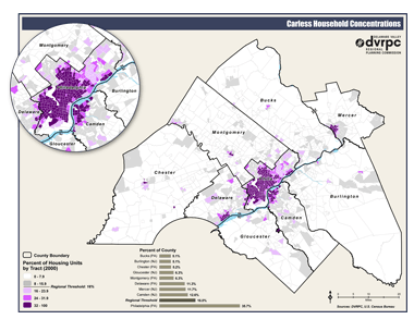 Carless Household Concentrations