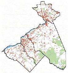 Four County NJ Region map