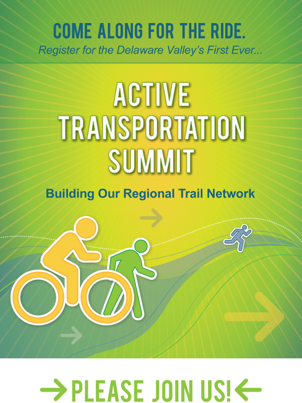 Come along for the ride. Active Transportation Summit. Building our Regional Trail Network