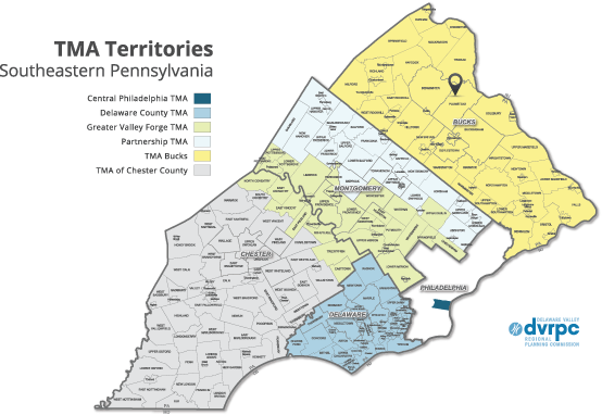 map of delaware county pa Dvrpc Products And Services Mobility Alternatives Contacts map of delaware county pa