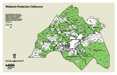 Wetlands map