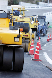 photo of road paving