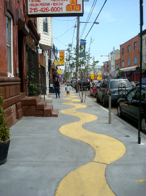 after sidewalk improvements