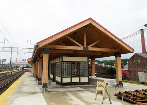 renovated SEPTA Wayne Junction Station, from platform