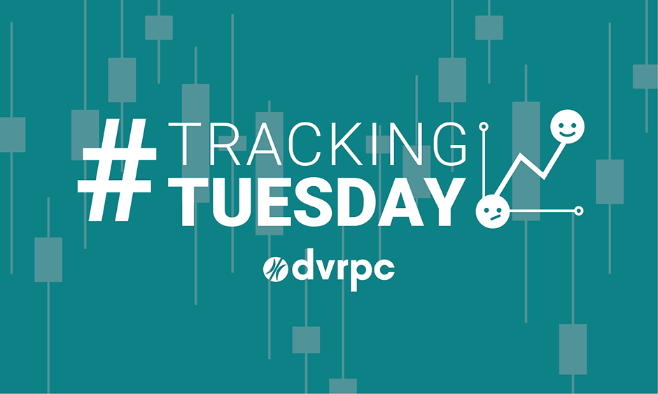 Logo for Tracking Tuesday from DVRPC