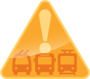 transit safety icon