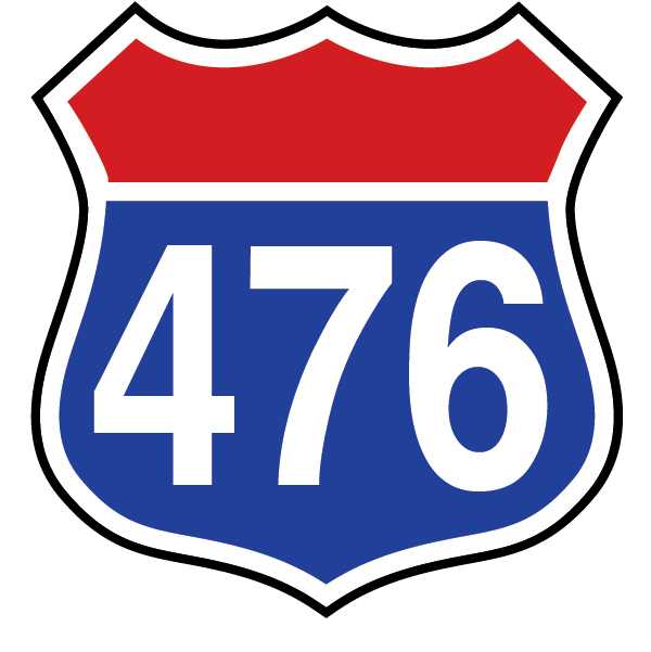 I-476 Highway Route Shield