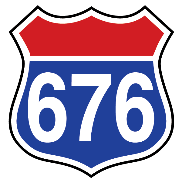 I-676 Highway Route Shield