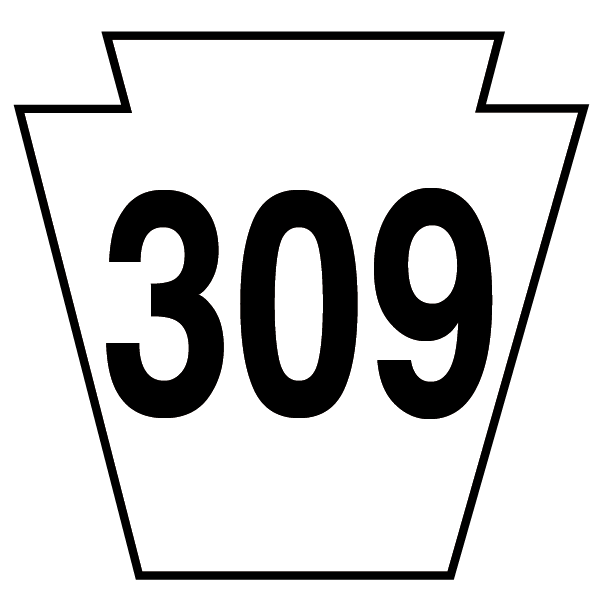 PA 309 Highway Route Shield